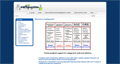 Desktop Screenshot of mathguyzero.com