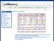 Tablet Screenshot of mathguyzero.com
